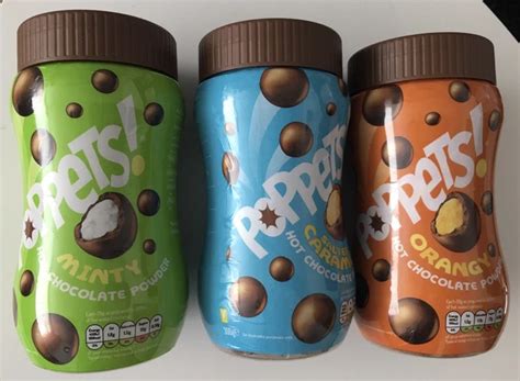 X POPPETS Hot Chocolate Mix Chocolate Orange Mint Salted Caramel Tubs PicClick UK
