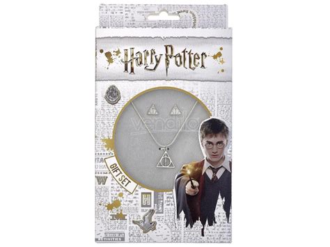 The Carat Shop Harry Potter Set Collana E Orecchini Doni Della Morte