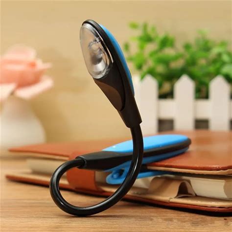 High Quality Mini Flexible Clip On Bright Booklight Desk Light Led