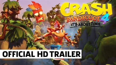 Crash Bandicoot 4 Its About Time Official Reveal Trailer Youtube