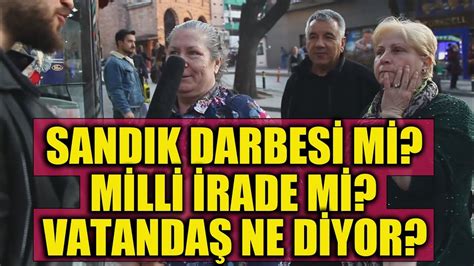 Ak Partililerin sandık darbesi söylemine vatandaştan büyük TEPKİ