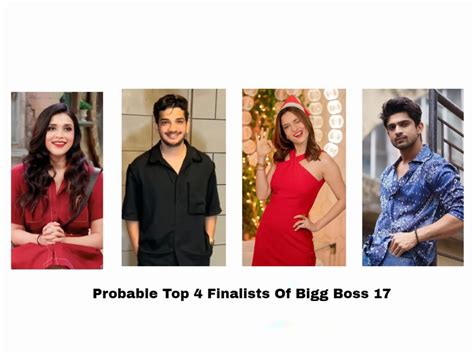 Top 4 and top 2 finalists of Bigg Boss 17, as per fans' choice