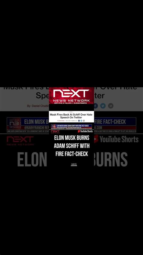 Elon Musk Burns Adam Schiff With Fire Fact Check Shorts