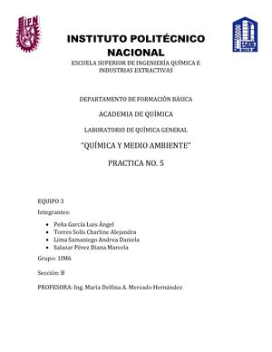 Pr Ctica Pr Ctica De Quimica De Soluciones Instituto