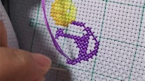 Cross Stitch 十字繡抱枕亂背繡，十字繡愛好者 Youtube