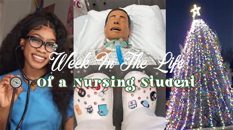 Week In The Life Of A Nursing Student Vlogmas Week Clinicals