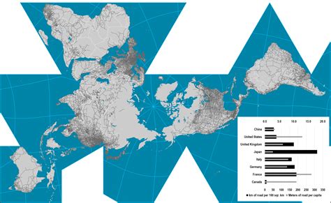 world main highway  primary road network  geography