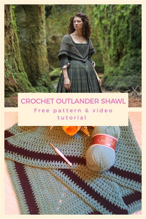 Crochet The Claire Shawl From Outlander Free Pattern And Video Tutorial