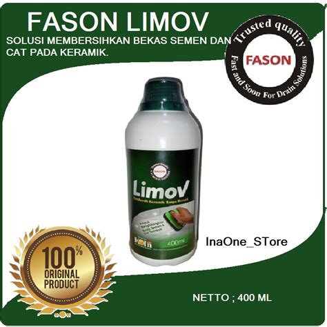 Jual Fason Limov Ml Pembersih Semen Dan Cat Pada Keramik Shopee