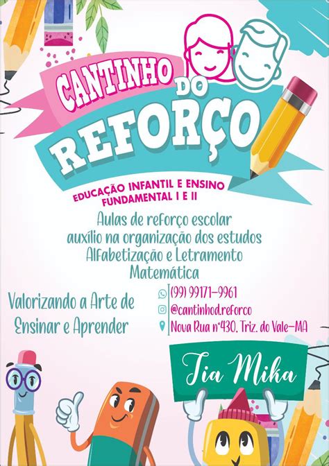 Propaganda De Reforço Escolar LIBRAIN