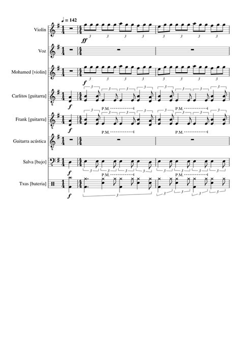 Molinos De Viento Mago De Oz Sheet Music For Vocals Violin Guitar