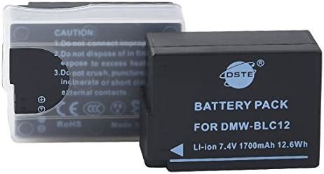 DSTE 2PCS DMW BLC12 DMW BLC12E Li Ion Battery Compatible With Panasonic