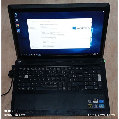 Jual Laptop Sony Vaio Gaming Double Vga Core I Qm Ddr Shopee