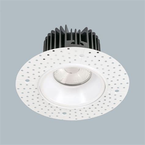 4 LED Round Trimless Recessed Downlight With Mud In Flange Universal