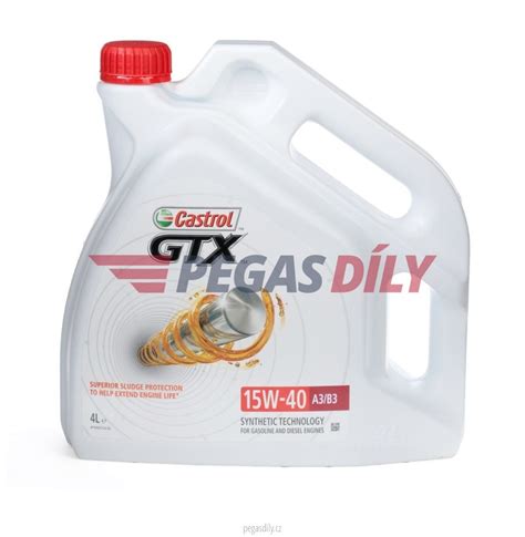 Motorov Olej Castrol Gtx A B W L Pegasd Ly Cz