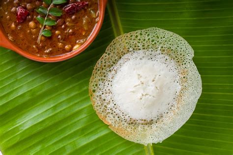 Appam Ou Velliappam Ou Kallappam Ou Paalappam Savoureux Petit Déjeuner