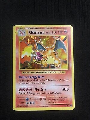 Pokemon Charizard Xy Evolutions Holo Rare Card Ebay