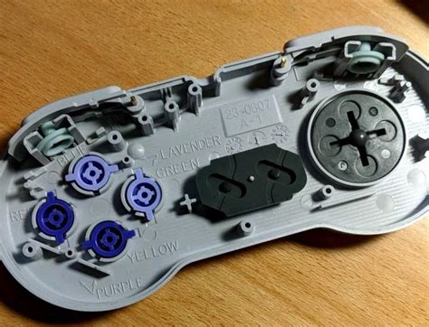 Til Inside A Snes Controller It Has The Color Names For The Super