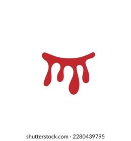 Red Paint Splash Vector Illustration Stock Vector (Royalty Free ...