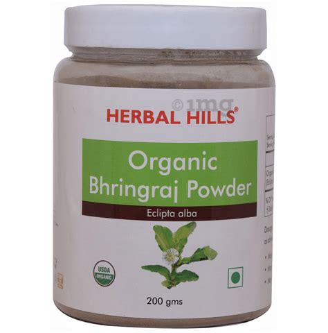 Herbal Hills Organic Bhringraj Eclipta Alba Powder Buy Jar Of 200 0 Gm