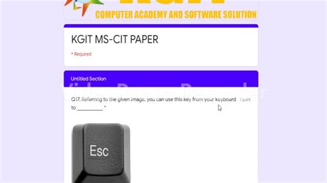 Ms Cit Exam Objective Practice Test 1 2 2023 Mscit Exam Questions