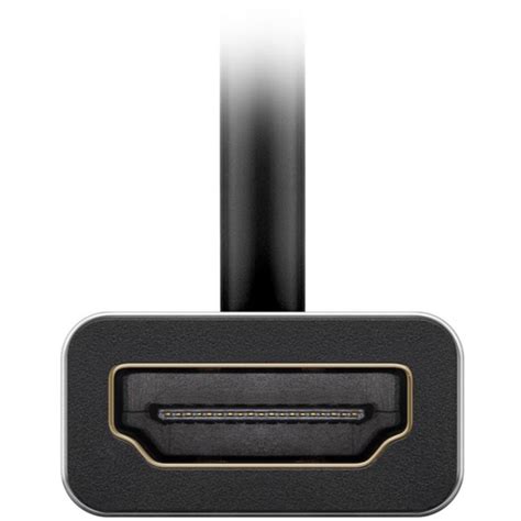 Goobay USB Adapter USB C Stecker HDMI Buchse Schwarz Silber 15cm