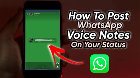 How To Post Whatsapp Voice Notes On Status How To Post Whatsapp Audio