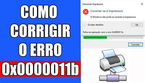 Erro 0x0000011b O Windows não pode se conectar à impressora BASTOS