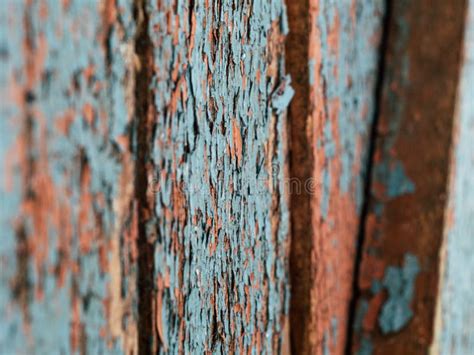 Color Peel Wood Texture Old Wooden Painted Light Blue Rustic Fence