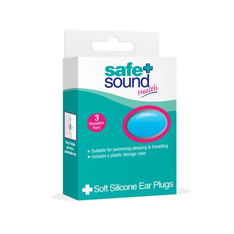 Soft Silicon Earplugs 3 Pairs Allchemists