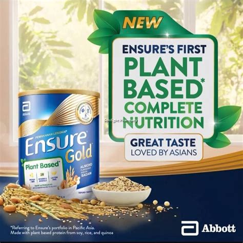 Ensure Gold Plant Based 800g Almond