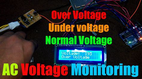 Arduino Ac Voltage Monitoring “over Voltage Normal And Under Voltage