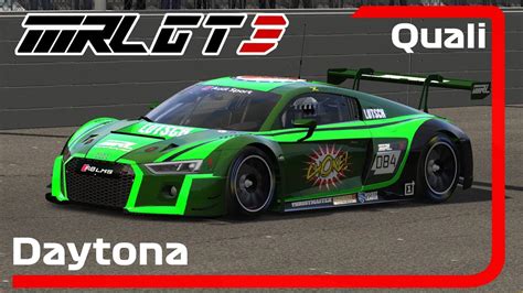 MRL GT3 Series 1 Saison Assetto Corsa 2 Daytona Qualifying