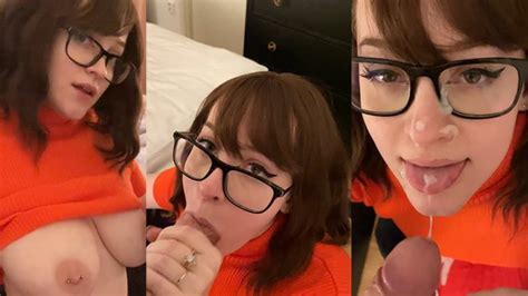 Jinkies Blowjob In My Velma Cosplay Pornhub