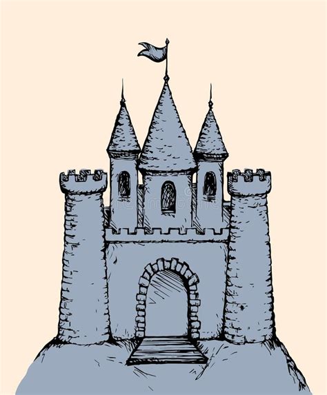 Castelo Desenho Do Vetor Ilustra O Do Vetor Ilustra O De Arquitetura