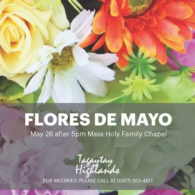 Flores De Mayo Celebration Tagaytay Highlands Properties