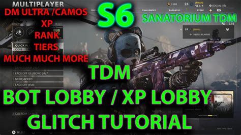 COLDWAR SEASON 6 LOBBY GLITCH TUTORIAL XP LOBBY GLITCH DM ULTRA