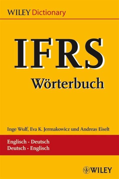 Ifrsworterbuch Dictionary Englischdeutsch Deutschenglisch I