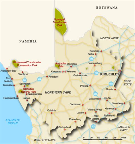 Northern Cape South Africa Map - Australia Map