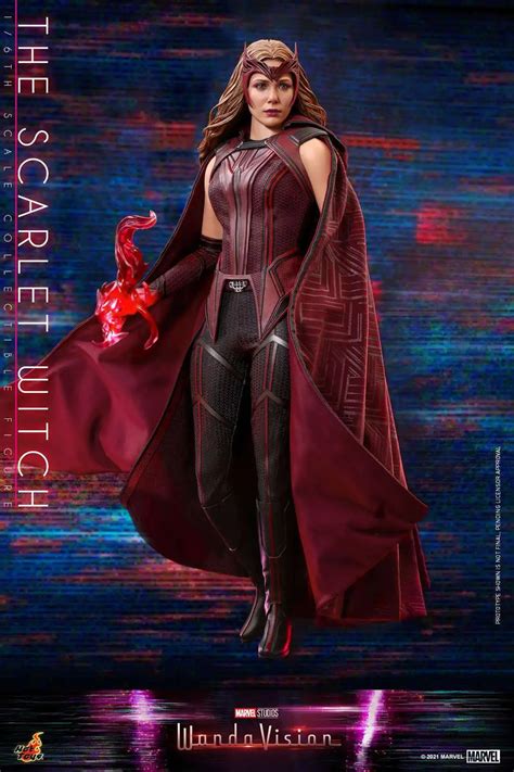 Marvel WandaVision Movie Masterpiece Scarlet Witch 16 Collectible Figure Hot Toys - ToyWiz