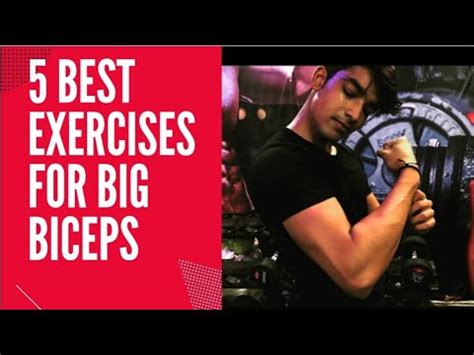 Best Exercises For Big Biceps Mayank Insane Youtube