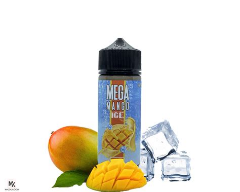 Mega Mango Ice 120ml Mazajkoom مزاجكم