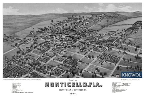 Monticello FL 1885 SM - KNOWOL