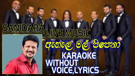 Ahala Mal Pipena Karaoke Sanidapa Music And Lyrics Sri Lk