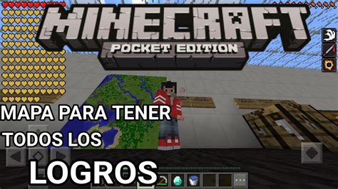 MAPA PARA TENER TODOS LOS LOGROS DE MINECRAFT PE 0 16 X YouTube