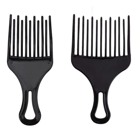 1Pcs Insert Hair Pick Hair Dye Comb Hair Pick Comb Fork Hairbrush Plastic High Low Gear Comb For ...