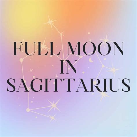 the 2023 full moon in Sagittarius is insatiable - Garden of the Moon