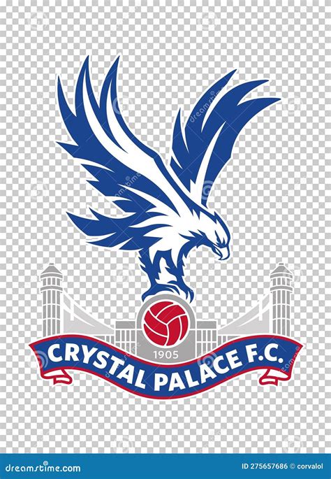 Crystal Palace England Football Club Emblem On Transparent Background