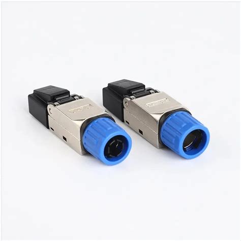 Installable Quick Lock Rj45 Connector Toolless Ethernet Cat6 Rj45 Coupler Femail Male Rj45