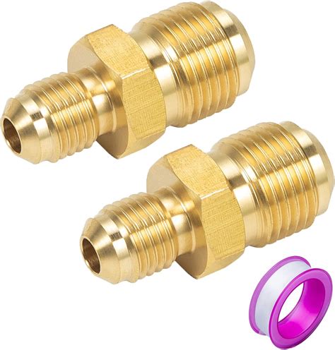 Amazon Litorange Pcs Brass Tube Coupler Pipe Flare Fitting Union